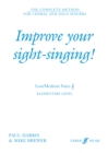 Image for Improve Your Sight-Singing! Elementary Low/Medium Voice Treble Clef
