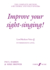 Image for Improve Your Sight-Singing! Intermediate Low/Medium Voice Treble Clef
