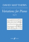 Image for Variations For Piano
