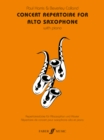 Image for Concert repertoire for alto saxophone with piano