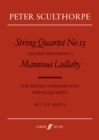 Image for String Quartet No. 13/Maranoa
