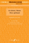 Image for Go Down, Moses Three Spirituals
