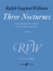 Image for Three Nocturnes (Medium Voice and Orchestra)