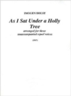 Image for As I Sat Under a Holly Tree
