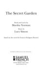 Image for The secret garden: based on the novel by Frances Hodgson Burnett