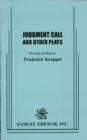 Image for Judgment call and other plays