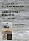 Image for Royal Navy Roll of Honour - World War 1, By Name