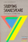 Image for Studying Shakespeare