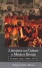 Image for Literature and Culture in Modern Britain : v. 1 : 1900-29