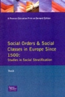 Image for Social Orders and Social Classes in Europe Since 1500 : Studies in Social Stratification