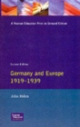 Image for Germany and Europe 1919-1939