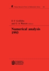 Image for Numerical Analysis 1993