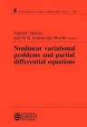 Image for Nonlinear Variational Problems and Partial Differential Equations