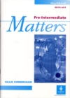 Image for Pre-intermediate matters: Workbook with key