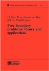 Image for Free Boundary Problems : Theory and Applications