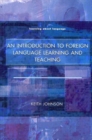 Image for An Introduction to Second Language Learning and Teaching