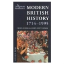 Image for The Longman Handbook of Modern British History, 1714-1995