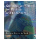 Image for Quantitative Methods for Business and Economics