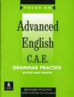 Image for Focus on Advanced English Grammar Practice Pull Out Key New Edition
