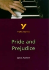 Image for Pride and prejudice, Jane Austen  : notes
