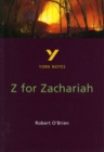 Image for Z for Zachariah, Robert O&#39;Brien  : notes