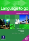 Image for Language to Go Upper Intermediate Students Book