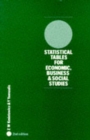 Image for Statistical Tables : For Economic, Business and Social Studies