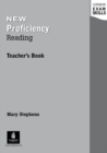 Image for New proficiency reading: Teacher&#39;s book : CPE Reading : Teacher&#39;s Book