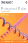 Image for Test Your Professional English : Secretarial