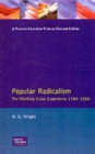 Image for Popular Radicalism : Working Class Experience 1780-1880, The
