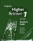 Image for Longman higher scienceBook 1: Teacher&#39;s guide : Bk. 1 : Teachers Guide