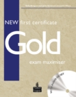 Image for New First Certificate Gold Exam Maximiser No Key and CD Pack