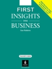 Image for First Insights into Business : Teacher&#39;s Book