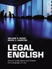Image for Legal English  : how to understand and master the language of law