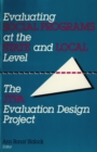 Image for Evaluating Social Programs at the State and Local Level: The Jtpa Evaluation Design Project.