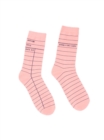 Image for Library Card (Pink) Socks - Large