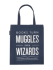 Image for Books Turn Muggles into Wizards Tote Bag