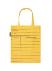 Image for Library Card (Light Yellow) Tote Bag