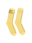 Image for Library Card (Yellow) Cozy Socks - Small