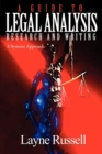 Image for A Guide to Legal Analysis, Research and Writing
