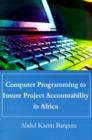 Image for Computer Programming to Insure Project Accountability in Africa