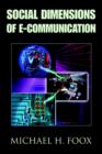 Image for Social Dimensions of E-Communication