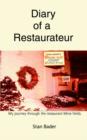 Image for Diary of a Restaurateur : My Journey Through the Restaurant Mine Fields