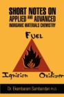 Image for Short Notes on Applied and Advanced Inorganic Materials Chemistry