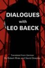 Image for Dialogues with Leo Baeck