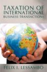 Image for Taxation of International Business Transactions