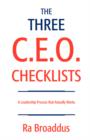 Image for The Three C.E.O. Checklists : A Leadership Process That Actually Works