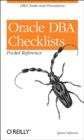 Image for Oracle DBA Checklists Pocket Reference
