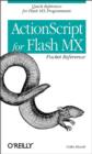 Image for ActionScript for Flash MX: pocket reference