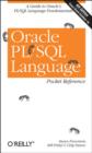 Image for Oracle PL/SQL language pocket reference
